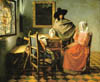 Ян Вермеер. "Дворянин и дама, пьющие вино." Ок. 1660 г.  