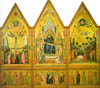 Джотто. "Триптих Стефанески." Около 1320 г. Ватикан. Первоначально находился в главном алтаре собора Святого Петра в Риме. 