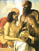 Джованни Беллини. "Бальзамирование тела Христа." 1470-1475 гг. Ватикан.