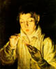 Эль Греко. "Мальчик, зажигающий свечу." 1570-1572 гг.