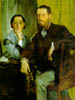 Эдгар Дега. "Портрет супругов Морбилли." 1867 г.