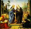 Пьеро ди Козимо. "Встреча Марии и Елизаветы." Ок. 1495 г.