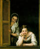 Бартоломе Эстебан Мурильо. "Две женщины в окне." Ок. 1670 г.