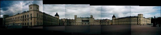 Гатчина. Панорама дворца